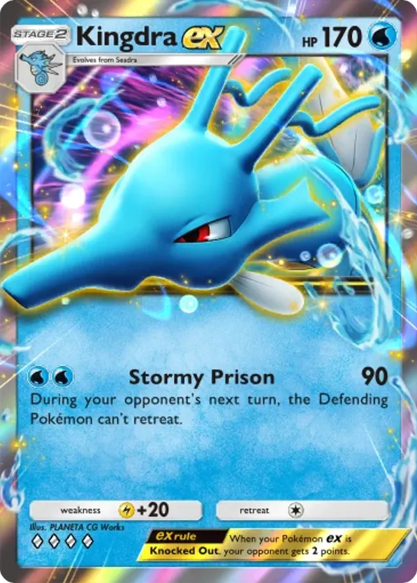 Kingdra ex card front