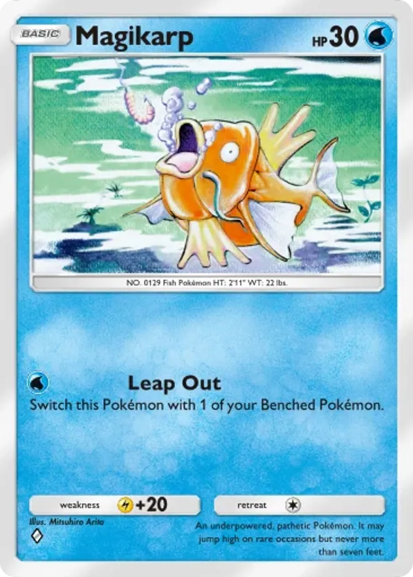 Magikarp card front