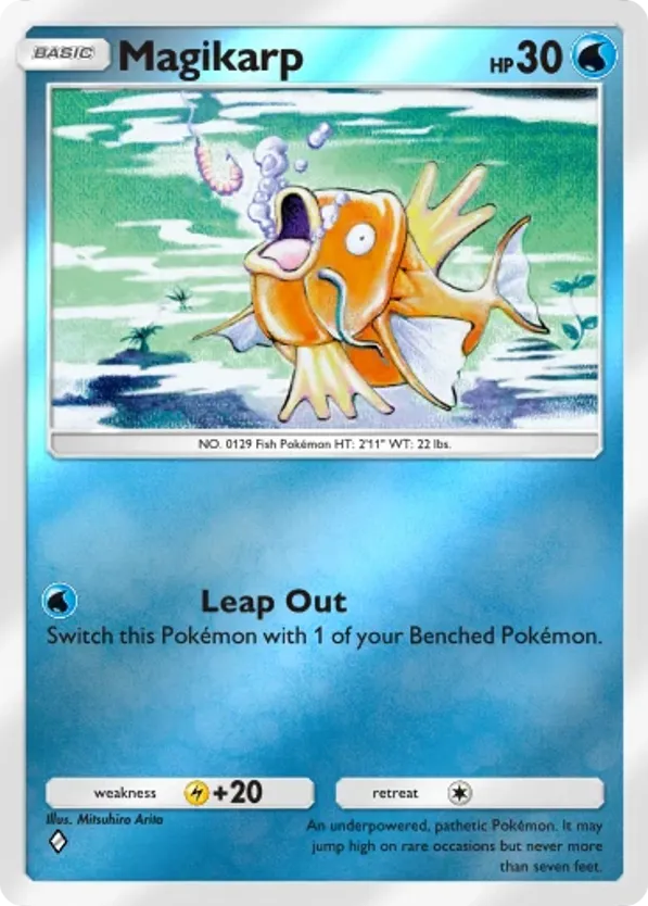 Magikarp card front