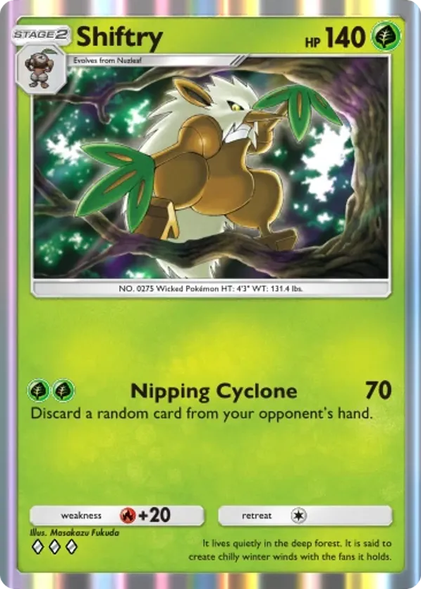 Shiftry card front