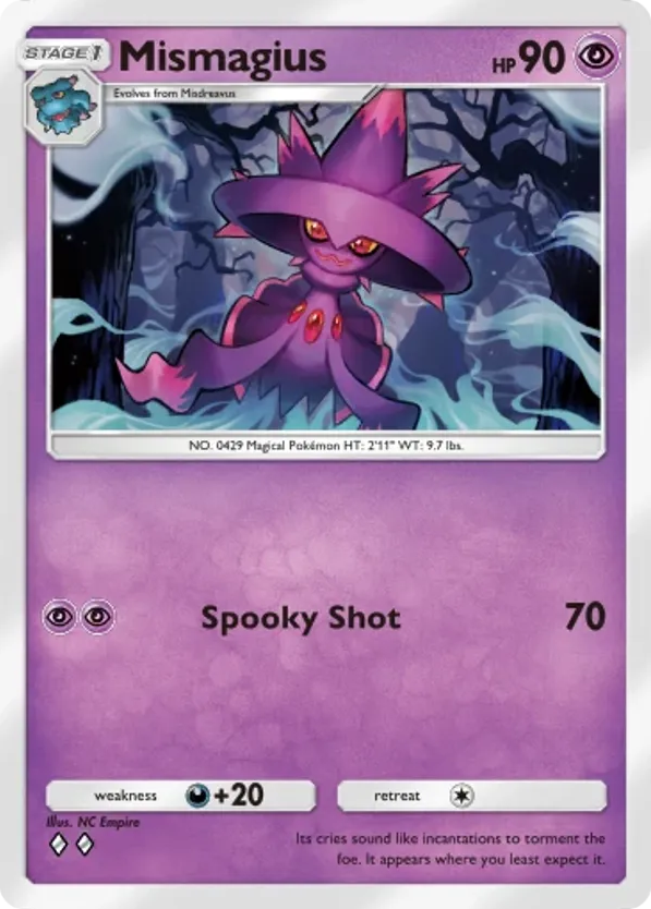 Mismagius card front