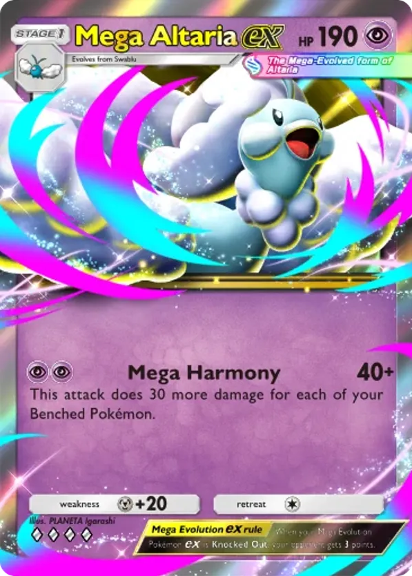 Mega Altaria ex card front