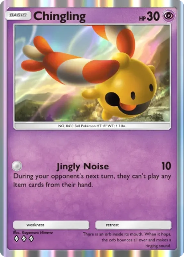 Chingling card front