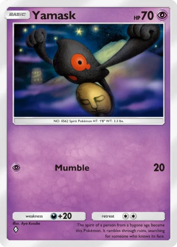 Yamask card front