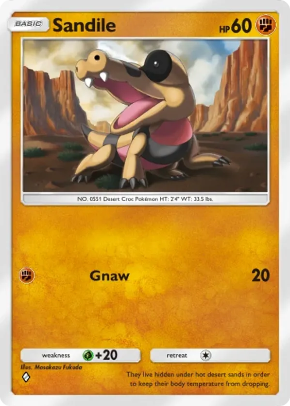 Sandile card front