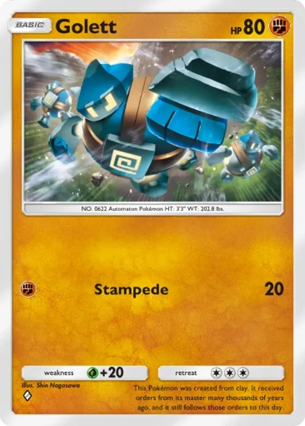 Golett card front