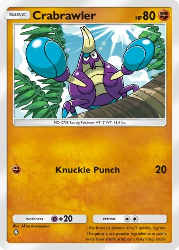 Crabrawler card front