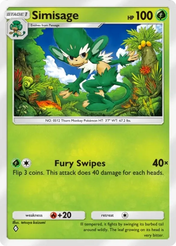Simisage card front