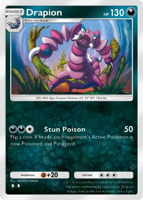 Drapion card front