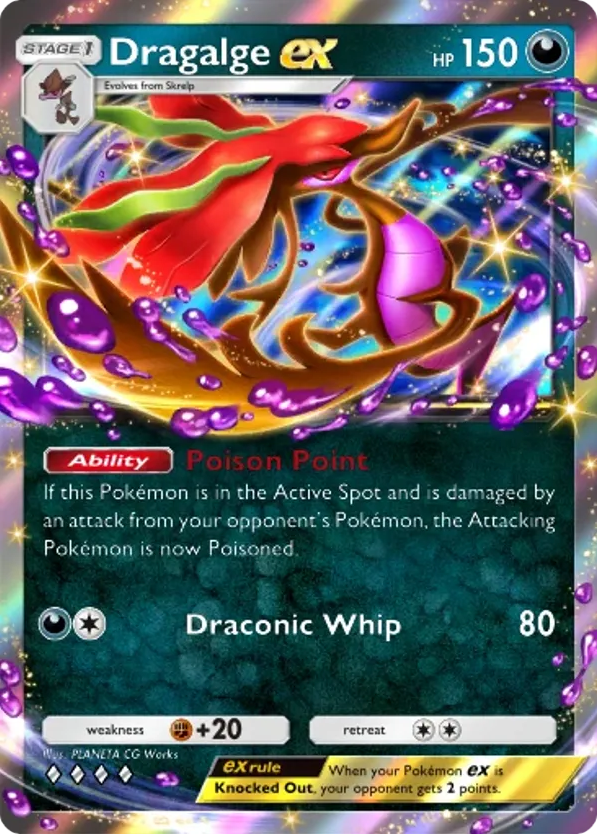 Dragalge ex card front
