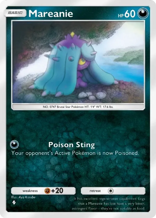 Mareanie card front