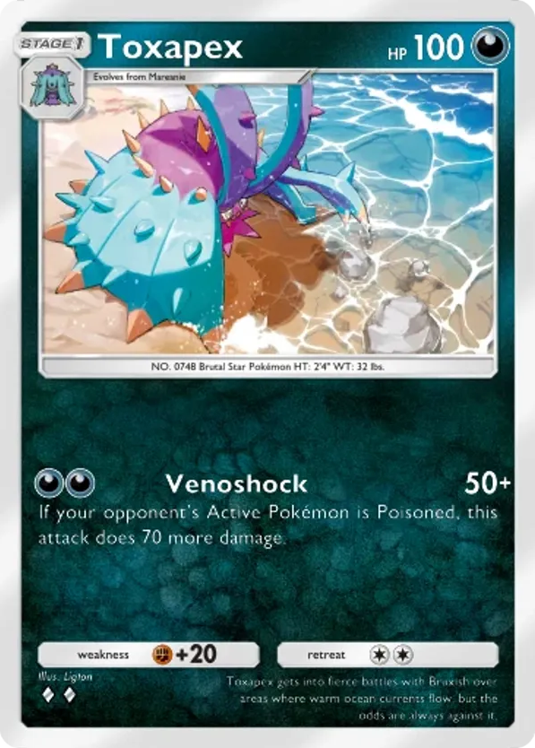 Toxapex card front