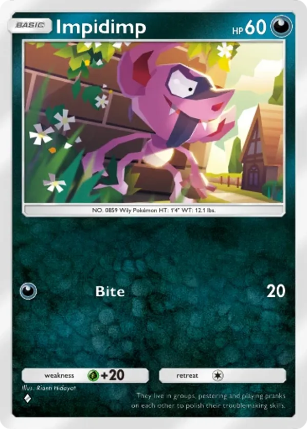 Impidimp card front