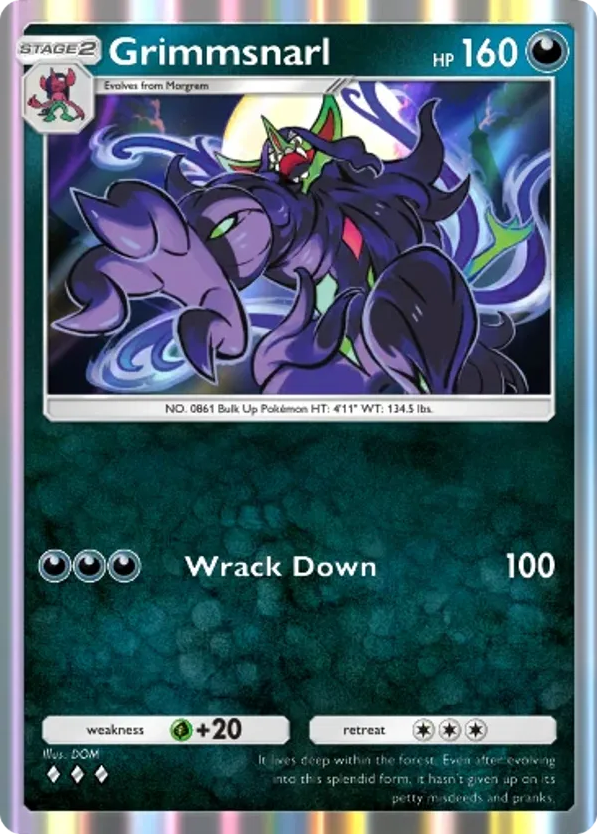 Grimmsnarl card front