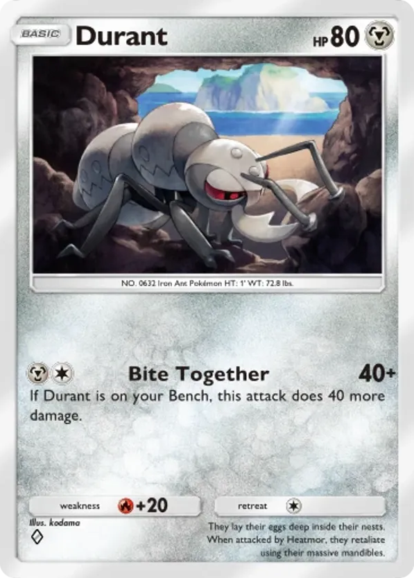 Durant card front