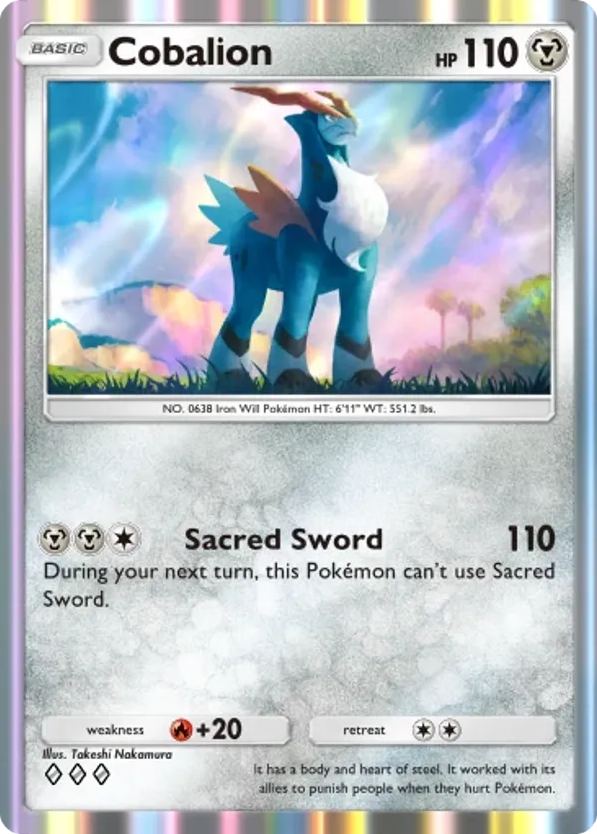 Cobalion card front