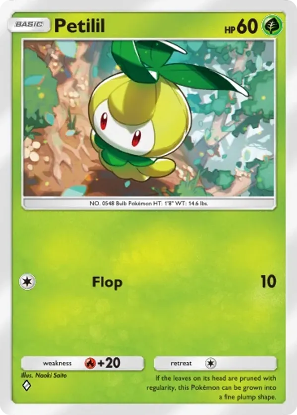 Petilil card front