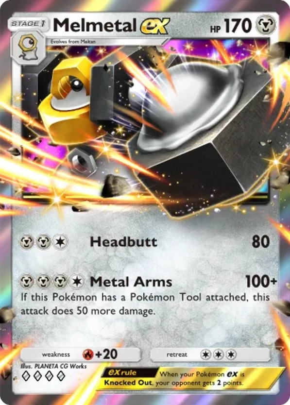 Melmetal ex card front