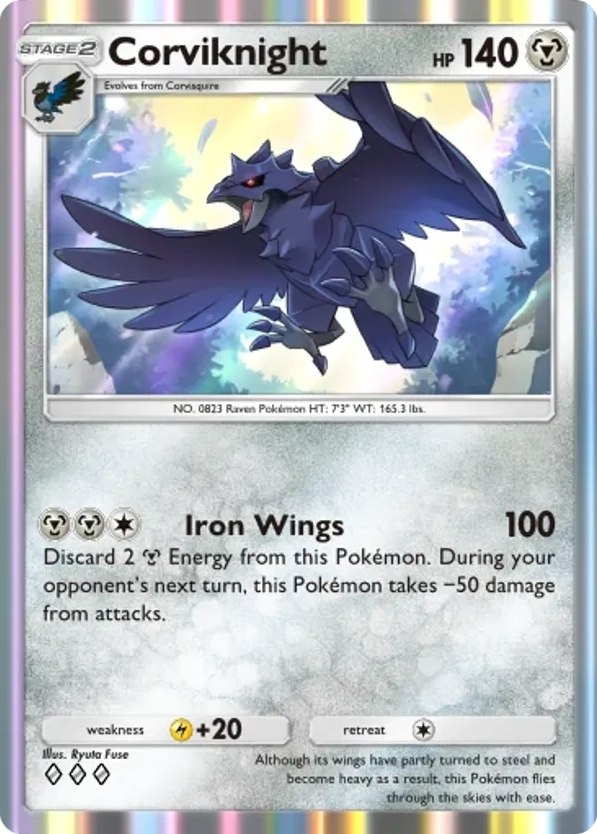 Corviknight card front