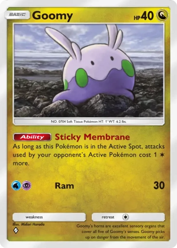 Goomy card front