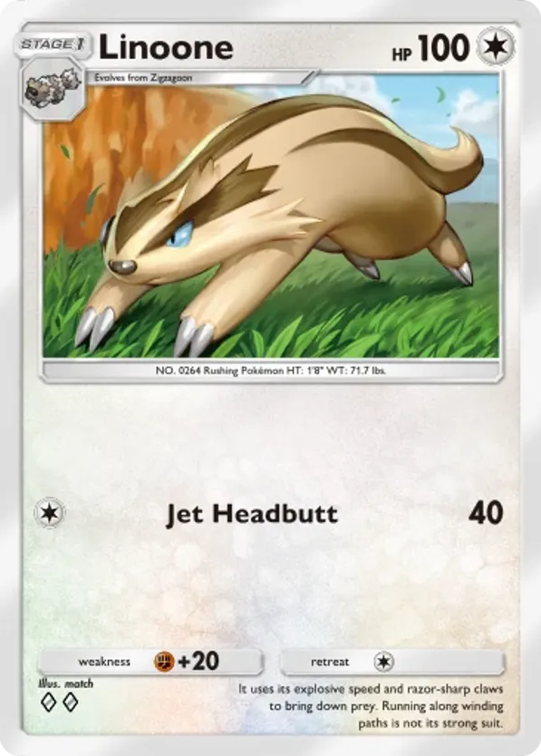 Linoone card front