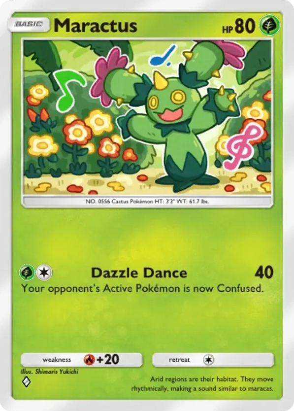 Maractus card front