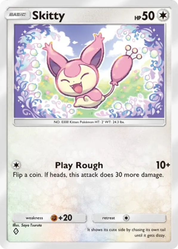Skitty card front