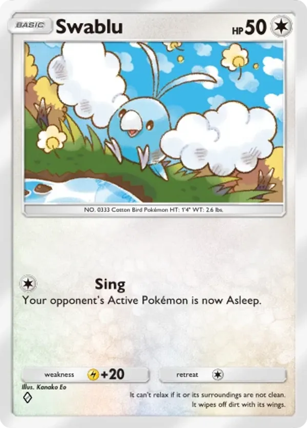 Swablu card front