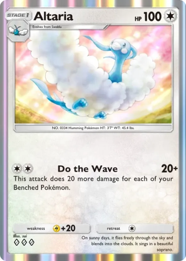 Altaria card front