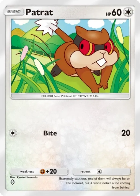 Patrat card front