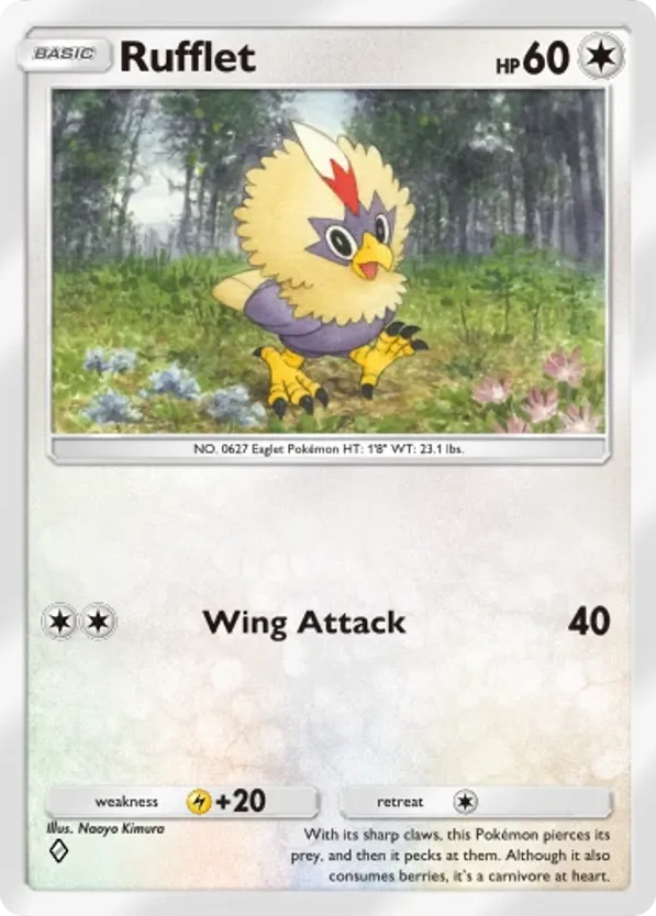 Rufflet card front
