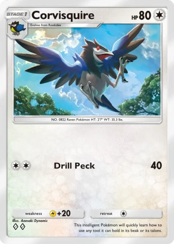 Corvisquire card front