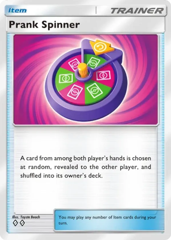 Prank Spinner card front