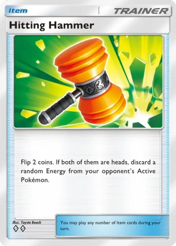 Hitting Hammer card front