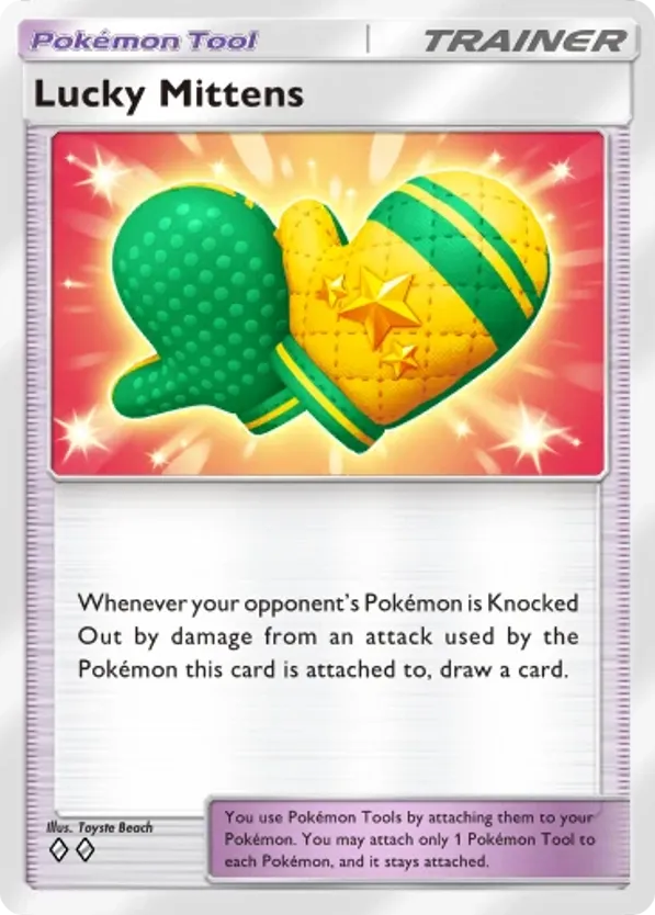 Lucky Mittens card front