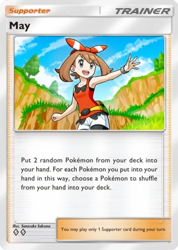 May card front