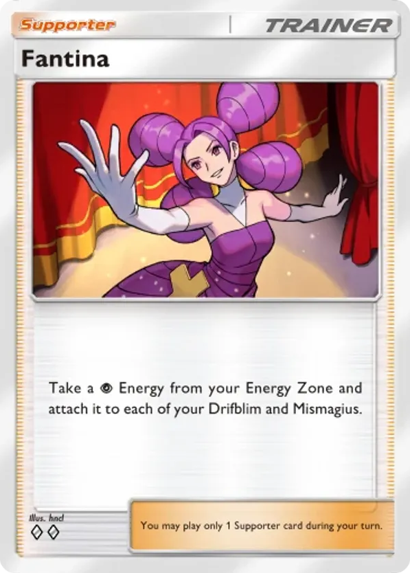 Fantina card front