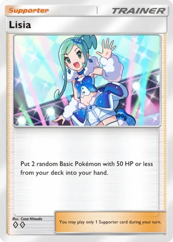 Lisia card front