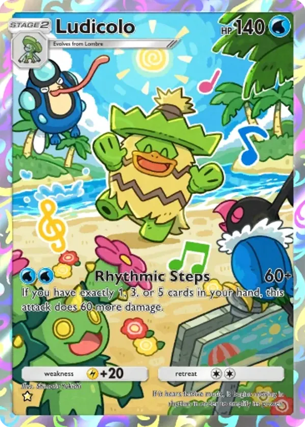 Ludicolo card front