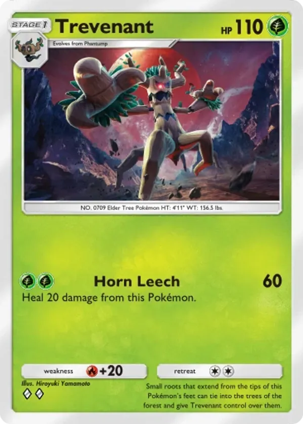 Trevenant card front