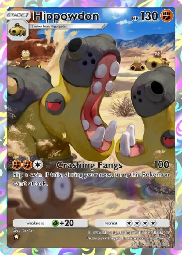 Hippowdon card front