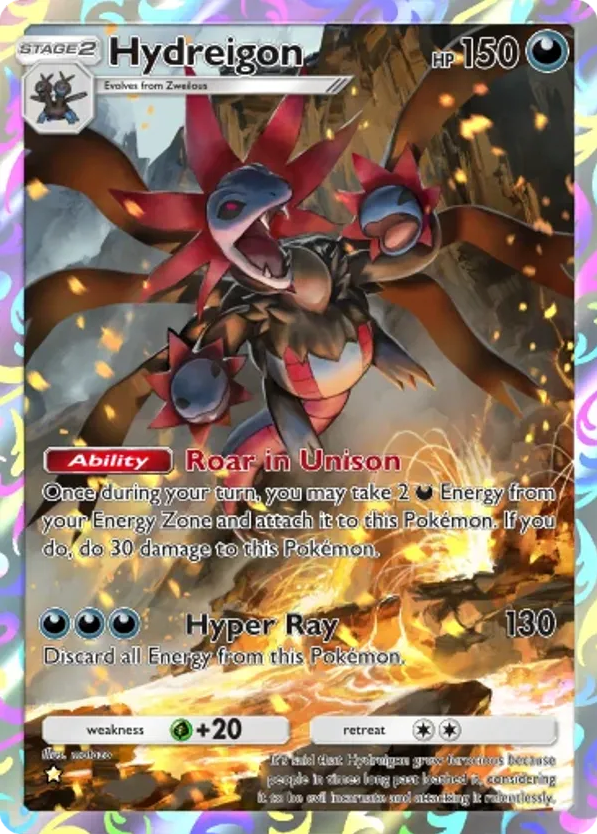Hydreigon card front