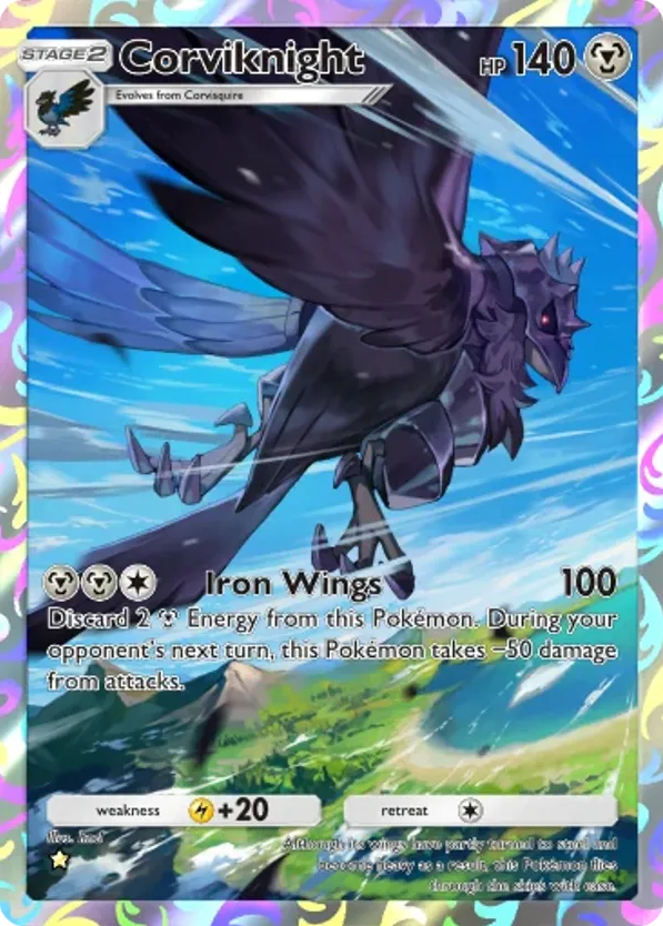 Corviknight card front