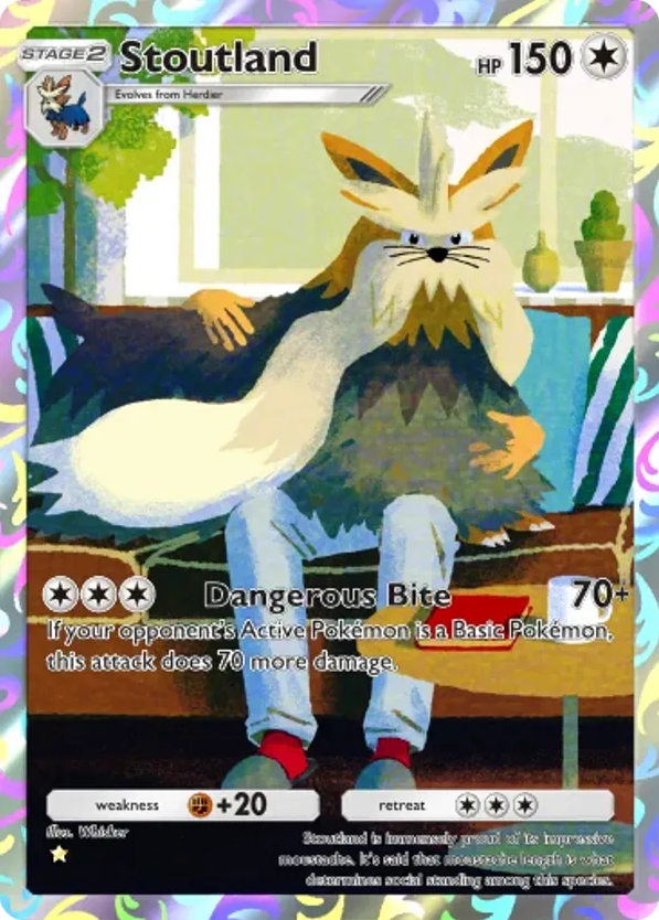 Stoutland card front