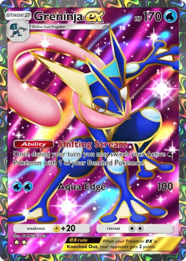 Greninja ex card front