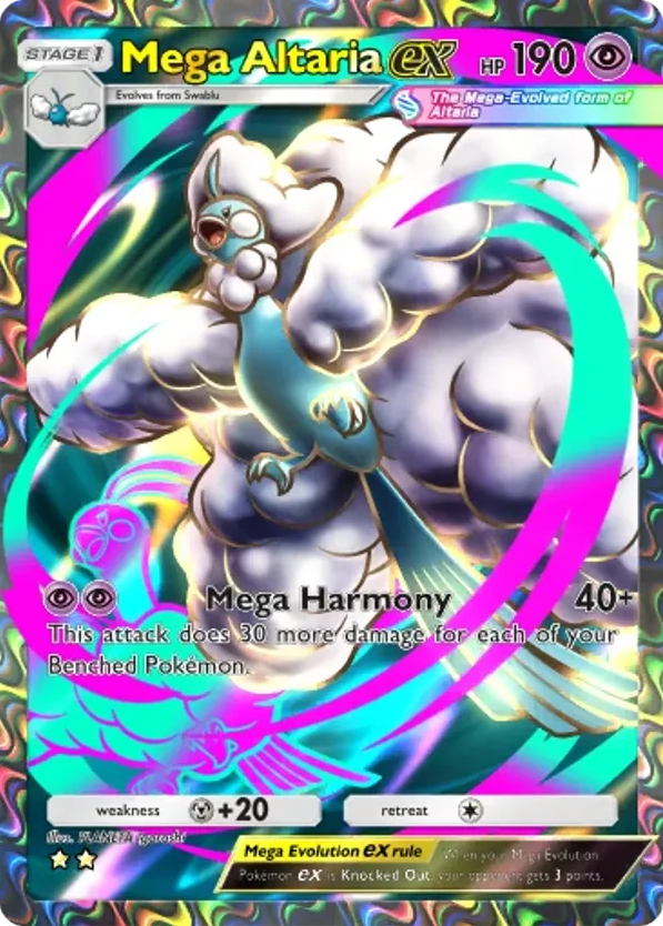 Mega Altaria ex card front