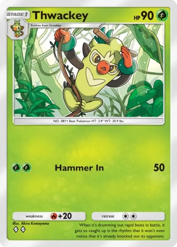 Thwackey card front