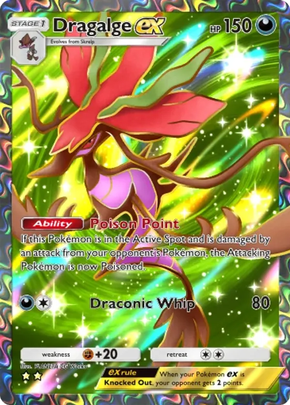 Dragalge ex card front