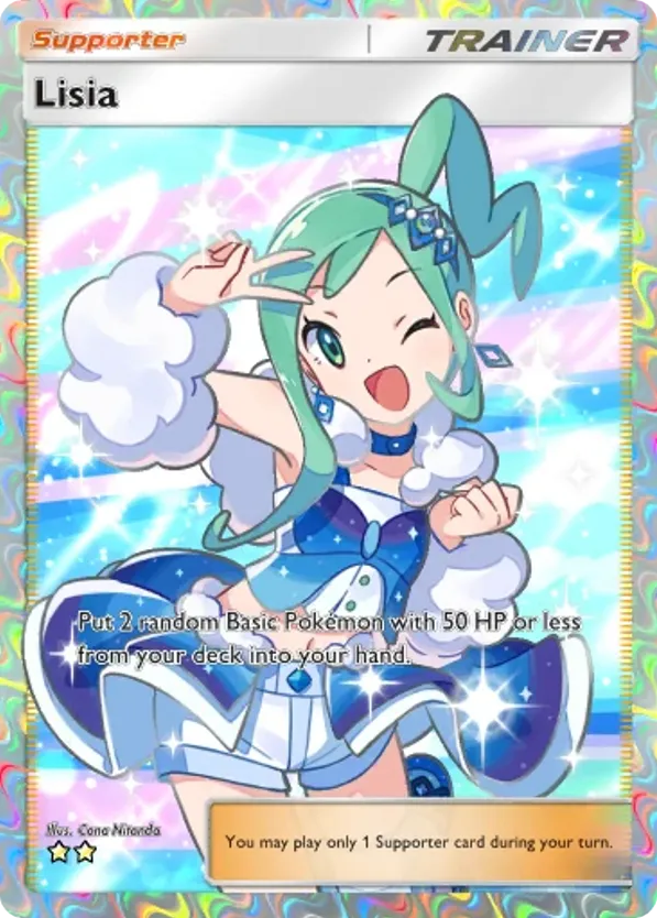 Lisia card front