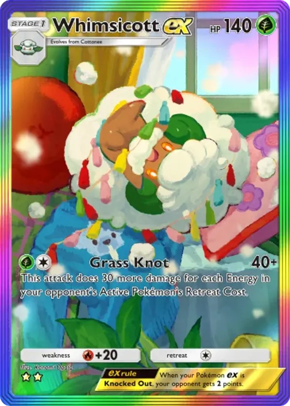Whimsicott ex card front
